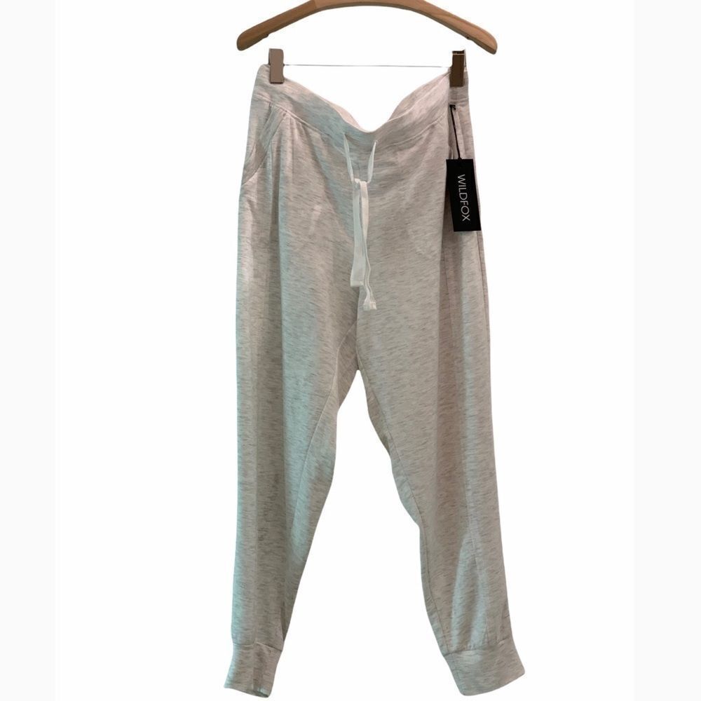 Wildfox Light Heather Grey Cozy Jogger